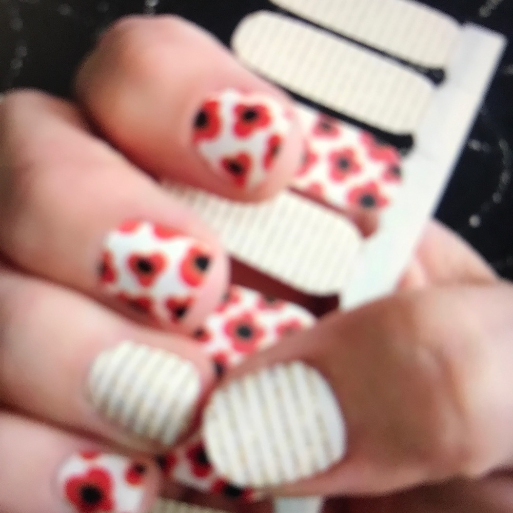 Teal ombré premium polish nail strips - Picture 6 of 7